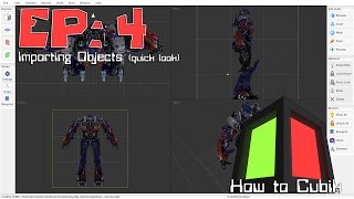 Cubik Studio Tutorial  Importing Object Files  3D Modelling Minecraft  EP4 [upl. by Manthei]