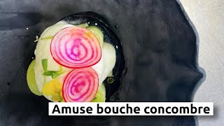 Amuse bouche concombre [upl. by Vonny]