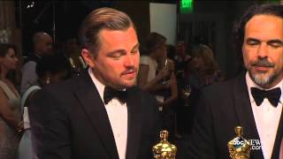 Oscars 2016  Leonardo DiCaprio Reflects on Finally Winning Oscar [upl. by Mars]