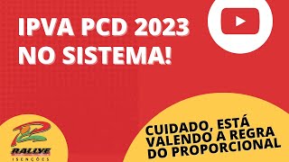 IPVA PCD SP 2023 CUIDADO VALOR DEVIDO ENTRE 70k e 100k [upl. by Fisher]