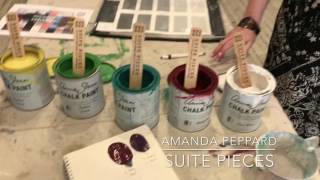 How to easily mix custom chalk type paint colors [upl. by Cecily]