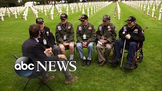 Heroes return to Normandy for 75th anniversary of DDay [upl. by Zsamot]