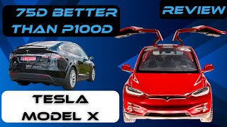 Tesla Model X REVIEW  75D Better than P100D [upl. by Lucchesi]