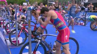 2014 PruHealth World Triathlon London Mens Recap [upl. by Thorvald]