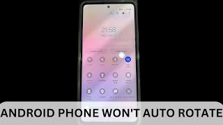 Android Phone Screen Wont Rotate Heres How to Fix Phone AutoRotate Not Working [upl. by Carlota334]