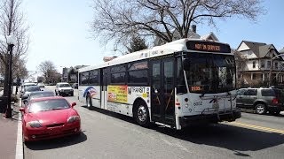 NJT NABI 40SFW 6052 on the 22 to Hoboken Inside in HD [upl. by Siwel]