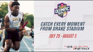 Watch Live 2023 AAU Junior Olympics Track and Field Action On FloTrack [upl. by Heall]