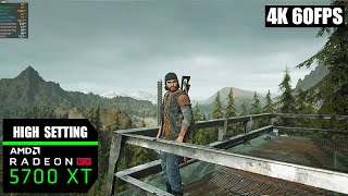 Days Gone 4k  rx 5700 xt 8gb  ryzen 7 2700x  60fps [upl. by Omoj51]