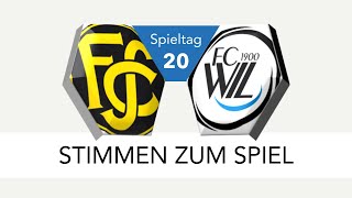 Stimmen zum Spiel FC Schaffhausen  FC Wil 1900 [upl. by Philemol]