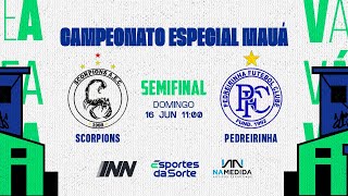 Scorpions AEC x Pedreirinha FC • Semifinal • Campeonato Municipal de Mauá Especial [upl. by Piwowar280]