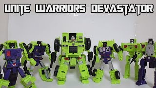 Takara Transformers Unite Warriors Devastator UW04 Part 1 [upl. by Lemraj]