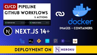 Nextjs 14 Deployment on Heroku with CICD Pipeline and Docker using Github Workflows and Actions [upl. by Isewk]