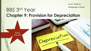 Provision for DepreciationBBS 3rd Year [upl. by Ernest]