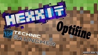 Minecraft Hexxit│Optifine installieren 152 GermanDeutsch [upl. by Lerad411]