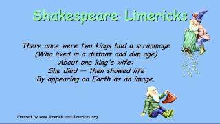 ♣♣♣ Shakespeare Limericks  Example Limerick Poems ♣♣♣ [upl. by Loise]