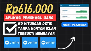 Belum Viral💸 Aplikasi Penghasil Uang Saldo Dana Tercepat 2024 Terbukti Membayar  Apk Penghasil Dana [upl. by Najar]