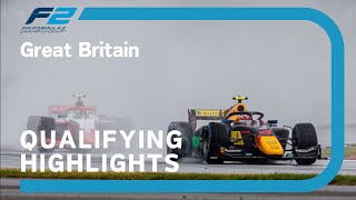 F2 Qualifying Highlights  2024 British Grand Prix [upl. by Ayikahs]