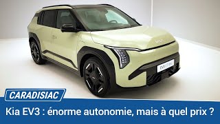 Kia EV3  énorme autonomie mais à quel prix [upl. by Aramac]