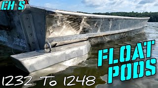 12 Ft Jon Boat Float Pods [upl. by Partan]