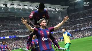 Real Madrid 🆚 FC Barcelona  EA SPORTS FC 24 Gameplay [upl. by Ledarf912]