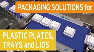 Packaging solutions for PLASTIC PLATES TRAYS and LIDS  Imanpack [upl. by Lavro]