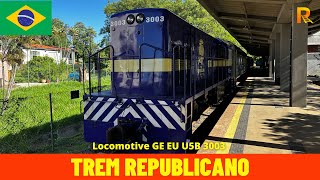 Cab Ride Salto  Itú Trem Republicano Brazil  train drivers view in 4K [upl. by Ardnic]