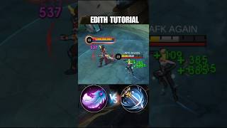 EDITH WINDTALKER VS FEATHER OF HEAVEN mlbb shorts edith [upl. by Aserat]