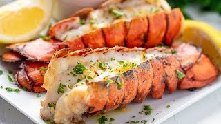 How to Make The Easiest Broiled Lobster Tails [upl. by Naimerej]