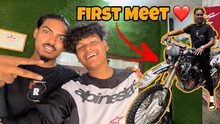 First Time Riding Dirtbike On Highway  ​⁠anilsunar On Frame 🔥 [upl. by Katt]