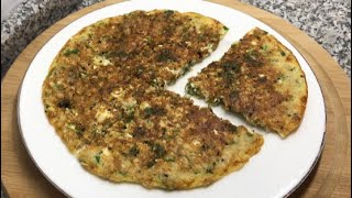 Uzun Süre Tok Tutan Doyurucu YULAFLI Omlet Tarifi Yulaflı Kahvaltı [upl. by Ayin696]