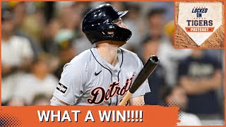 Locked On Tigers POSTCAST Detroit Tigers EARN COMEBACK WIN Over Padres  Meadows Grand Slam Wins It [upl. by Layla]