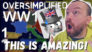 WATCHING OverSimplified for the FIRST TIME WW1  Oversimplified Part 1 REACTION [upl. by Webster]