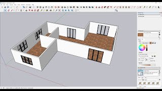 Sketchup 3D floorplan [upl. by Raphaela545]