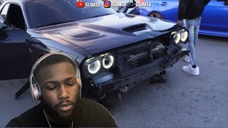 VONOFF1700 WRECKED YOUTUBER HELLCAT REACTION [upl. by Blayze]