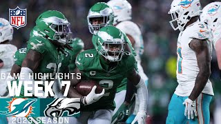 Miami Dolphins vs Philadelphia Eagles  2023 Week 7 Game Highlights [upl. by Lowenstein378]