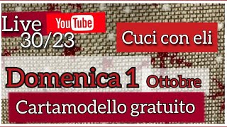 🔴 Live 3023💕 progetto Autunno 2023 la zucca Alta elicreaCUCITO cucito creativo [upl. by Atlanta]