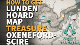 Lunden Hoard Map Treasure Location Assassins Creed Valhalla [upl. by Relyhs]