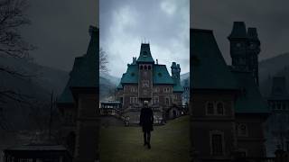 📍Nevermore  Cantacuzino Castle Bușteni Romania ambient travel wd cinema film ambienttravel [upl. by Ahsieat823]