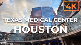 Fannin Street in the Texas Medical Center in Houston Texas UltraHD 4K Real Time Walking Tour [upl. by Kepner]