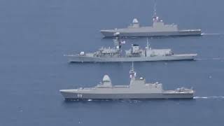 UK Australia Malaysia New Zealand amp Singapore FPDA Joint Naval Exercise [upl. by Arzed]