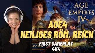 Age of Empires 4 beta gameplay Heiliges römisches Reich  first playthrough [upl. by Neral]