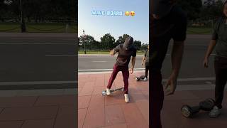 New Type of Skateboard with just 2 Wheels this is known as Waveboard [upl. by Oremar815]