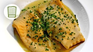 Maultaschen in Zitronengrassud  Chefkochtv Classics chefkoch [upl. by Ecidnak]