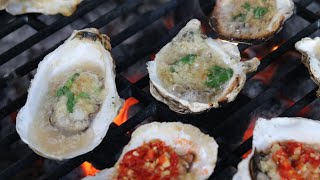 Grilled Oysters Recipe [upl. by Timmy]