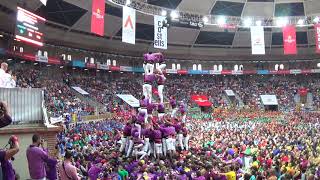 27è Concurs de Castells 3 de 9 amb folre [upl. by Ailelc]