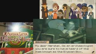 Professor Layton and Pandoras Box Walkthrough Part 1 [upl. by Yonina264]