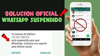 Numero SUSPENDIDO en WHATSAPP solución OFICIAL Recuperar WHATSAPP suspendido 💬 [upl. by Ahsaercal220]