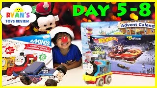 SURPRISE TOYS for Kids Christmas Thomas Trains Disney Hot Wheels Toy Cars Advent Calendar Day 58 [upl. by Oech]