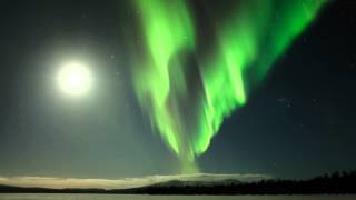 One night in Finnish Lapland with northern lights [upl. by Anamuj]