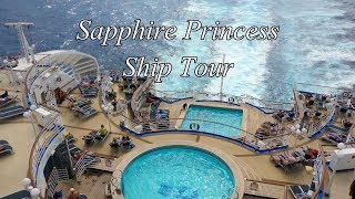 Sapphire Princess  Cruise Ship Tour [upl. by Hanforrd689]